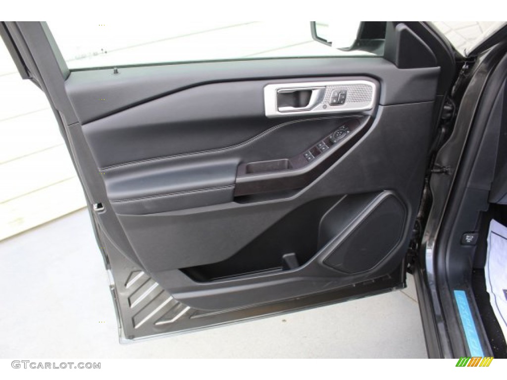 2020 Ford Explorer Limited Ebony Door Panel Photo #134833671