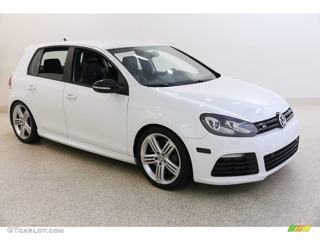 2012 Golf R 4 Door 4Motion - Candy White / R Titan Black Leather photo #1