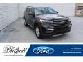 2020 Agate Black Metallic Ford Explorer XLT  photo #1