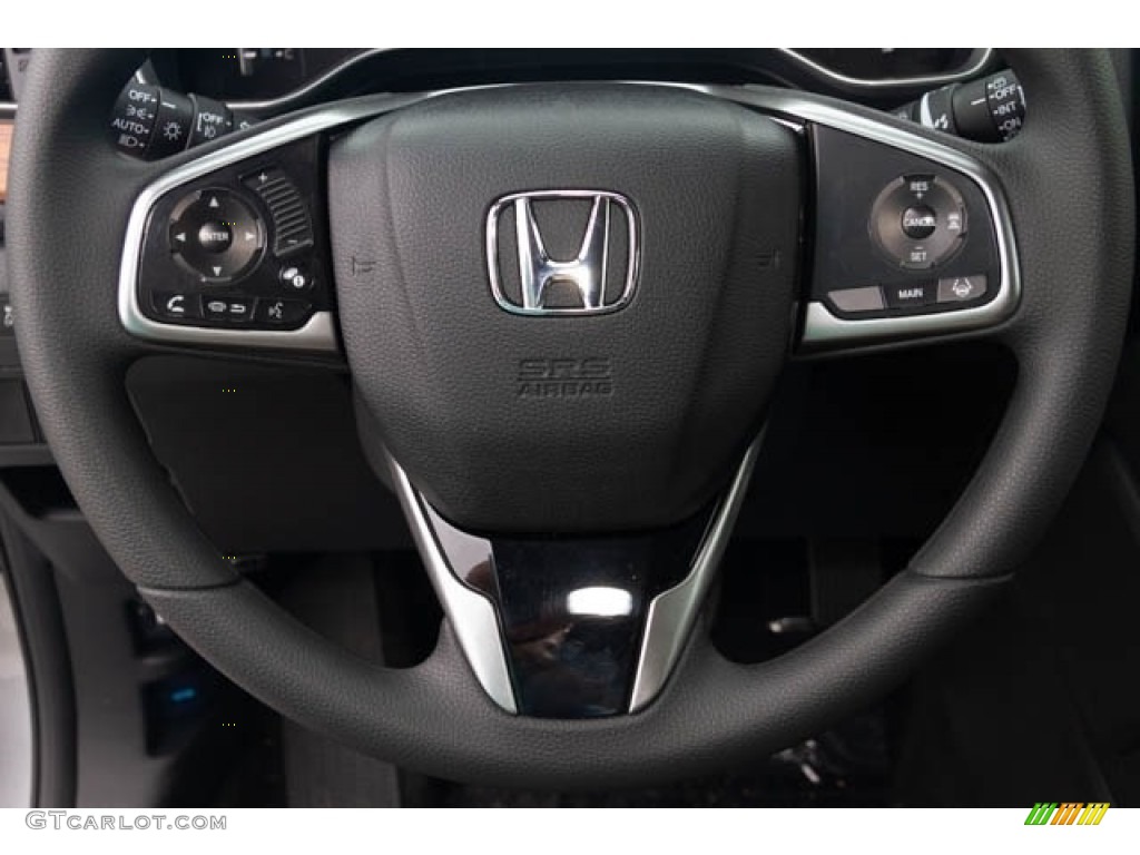 2019 Honda CR-V EX Gray Steering Wheel Photo #134834144