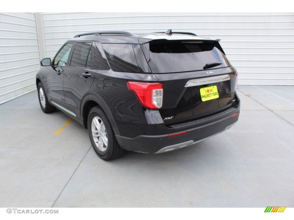 2020 Explorer XLT - Agate Black Metallic / Ebony photo #5