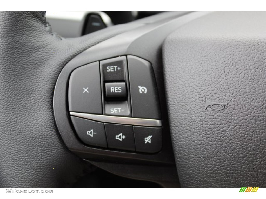 2020 Ford Explorer XLT Ebony Steering Wheel Photo #134834330