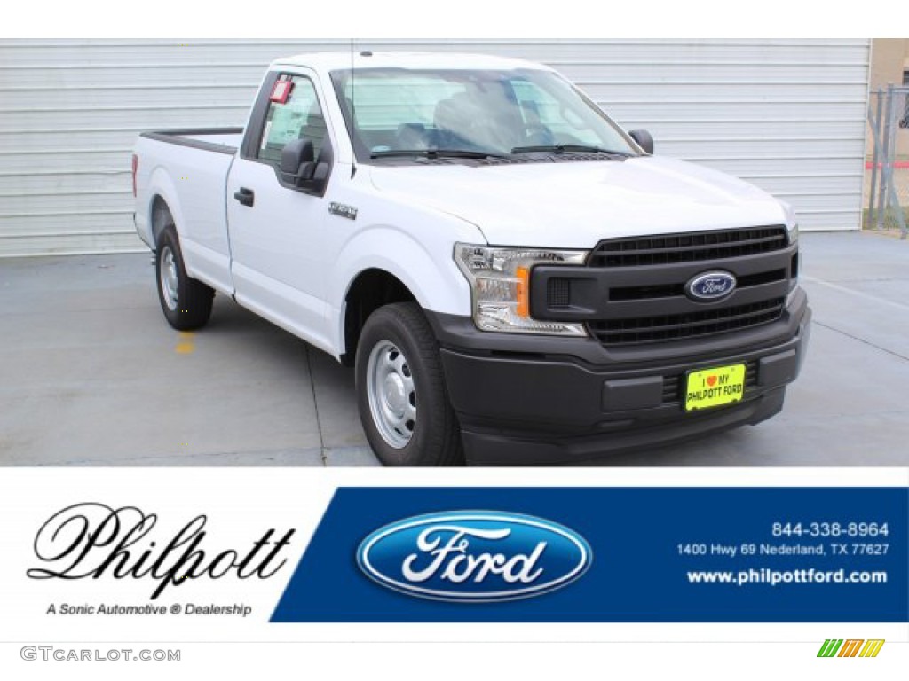 2019 F150 XL Regular Cab - Oxford White / Earth Gray photo #1