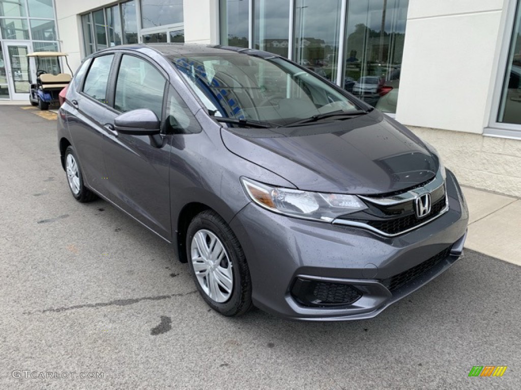 Modern Steel Metallic 2019 Honda Fit LX Exterior Photo #134834801