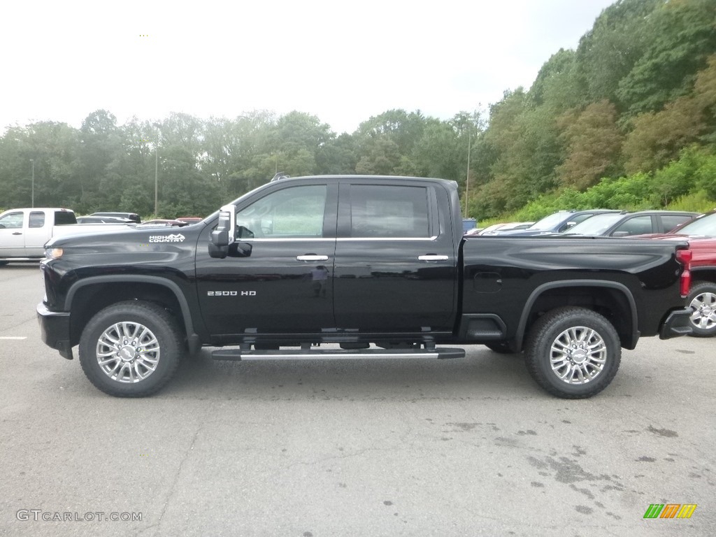 Black 2020 Chevrolet Silverado 2500HD High Country Crew Cab 4x4 Exterior Photo #134839025