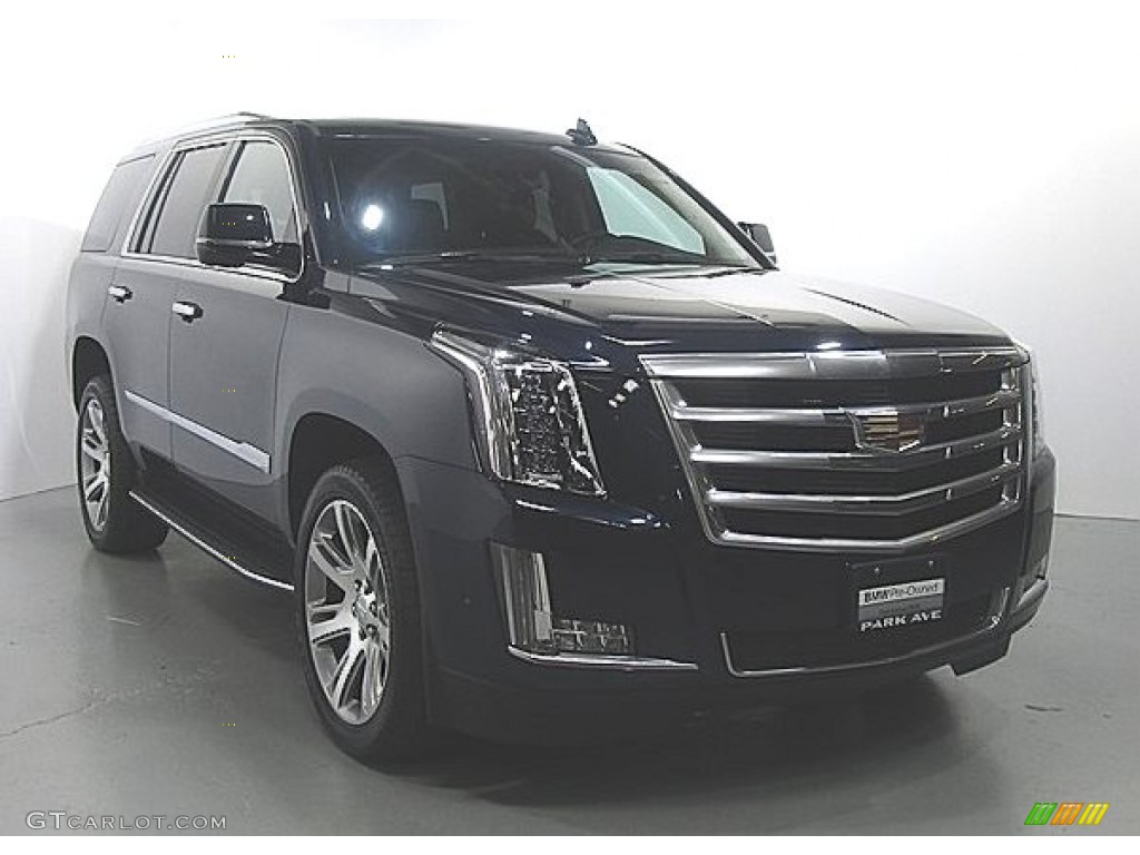 2018 Escalade Luxury 4WD - Dark Adriatic Blue Metallic / Jet Black photo #6