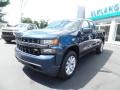 2020 Northsky Blue Metallic Chevrolet Silverado 1500 Custom Double Cab 4x4  photo #2