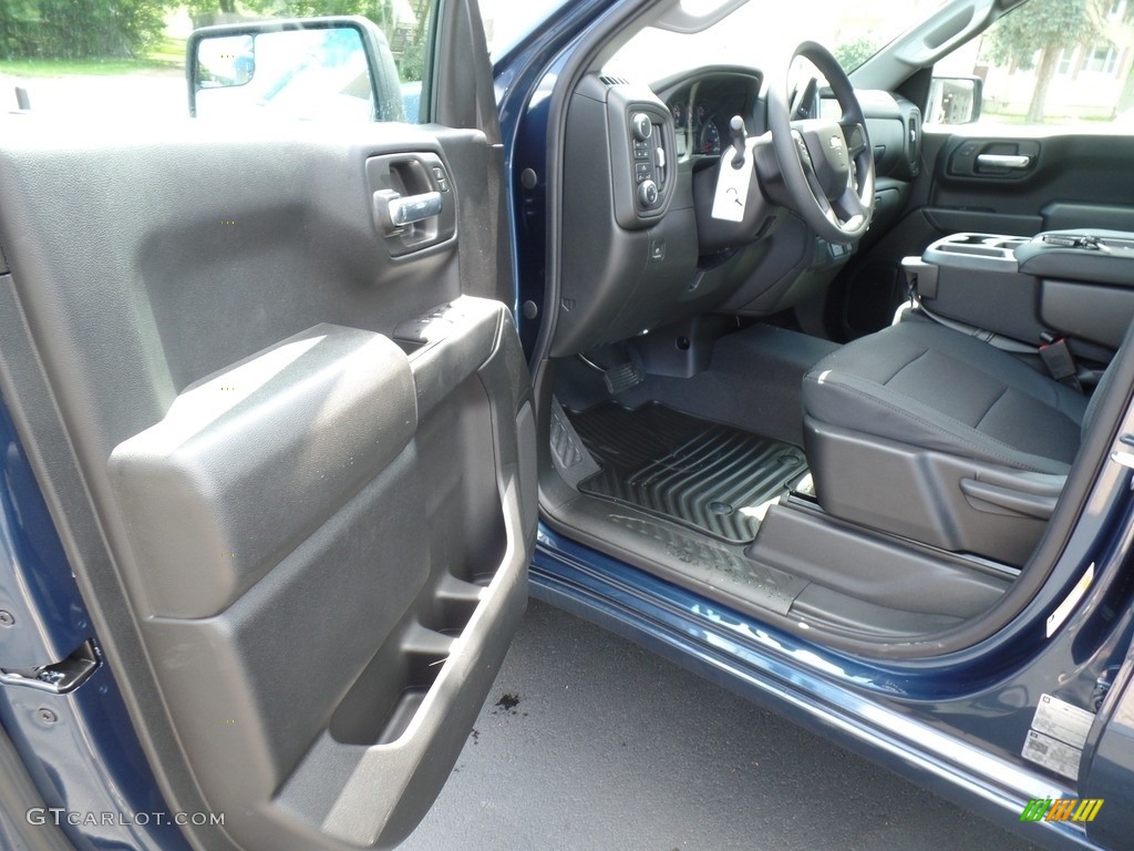 2020 Silverado 1500 Custom Double Cab 4x4 - Northsky Blue Metallic / Jet Black photo #14