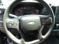 Jet Black 2020 Chevrolet Silverado 1500 Custom Double Cab 4x4 Steering Wheel