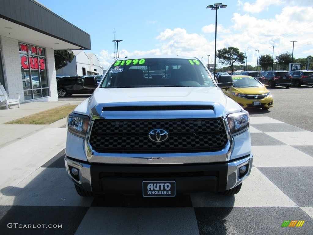 2019 Tundra SR5 Double Cab - Super White / Graphite photo #2