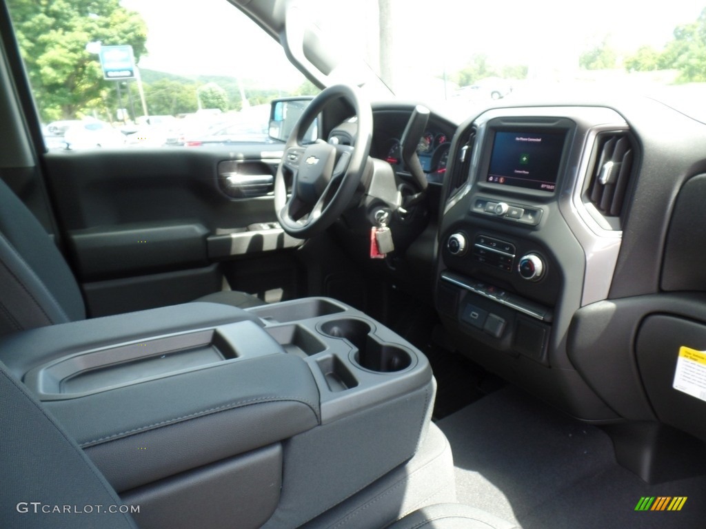 2020 Chevrolet Silverado 1500 Custom Double Cab 4x4 Jet Black Dashboard Photo #134843444