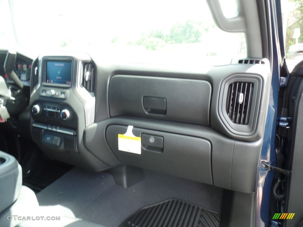 2020 Chevrolet Silverado 1500 Custom Double Cab 4x4 Jet Black Dashboard Photo #134843465
