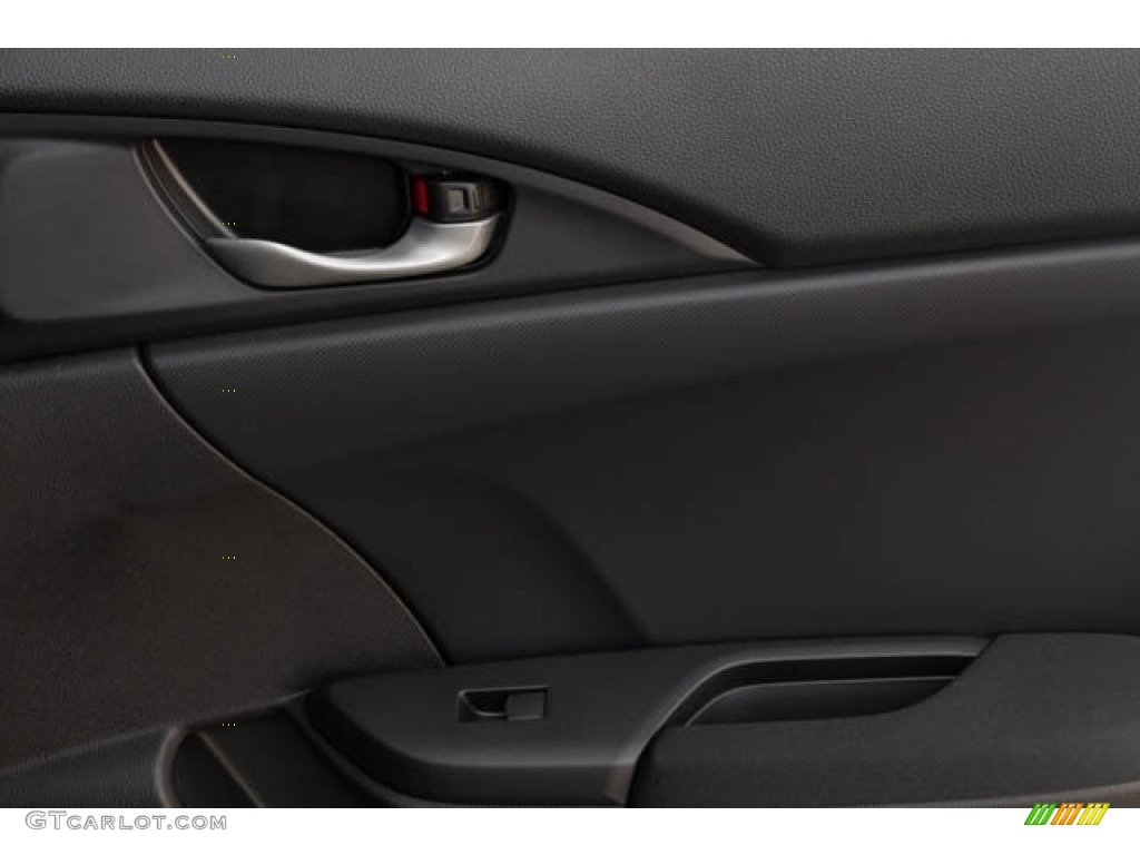 2019 Civic LX Hatchback - Polished Metal Metallic / Black photo #34