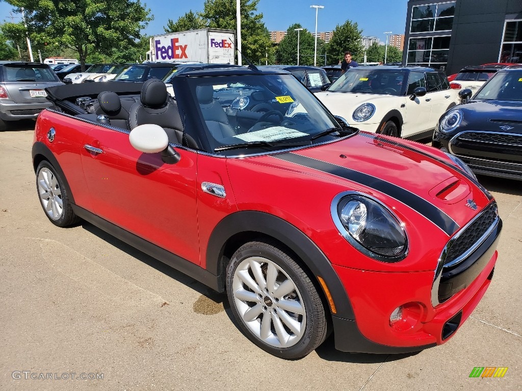 2019 Convertible Cooper S - Chili Red / Carbon Black photo #1