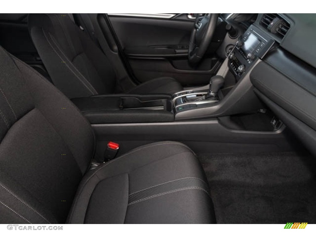 2019 Civic LX Hatchback - Sonic Gray Pearl / Black photo #18