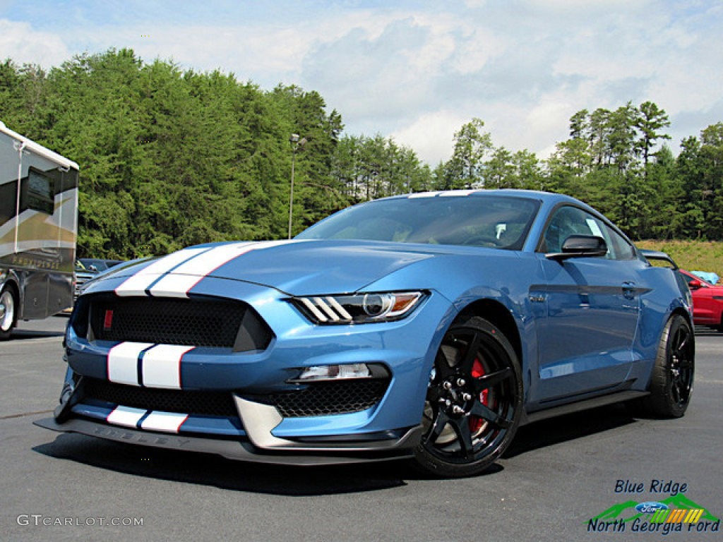 2019 Mustang Shelby GT350R - Performance Blue / GT350 Ebony Recaro Cloth/Miko Suede photo #1