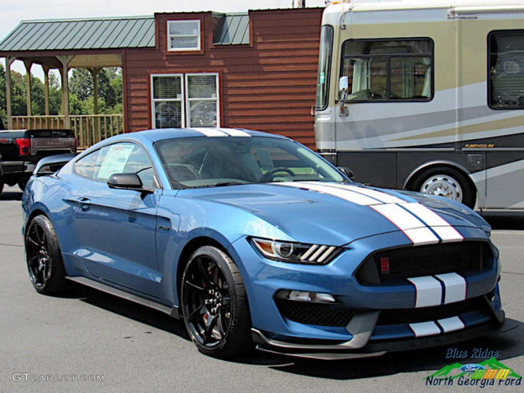 2019 Mustang Shelby GT350R - Performance Blue / GT350 Ebony Recaro Cloth/Miko Suede photo #7