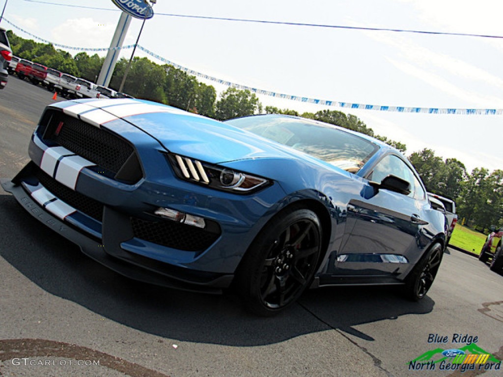 2019 Mustang Shelby GT350R - Performance Blue / GT350 Ebony Recaro Cloth/Miko Suede photo #39