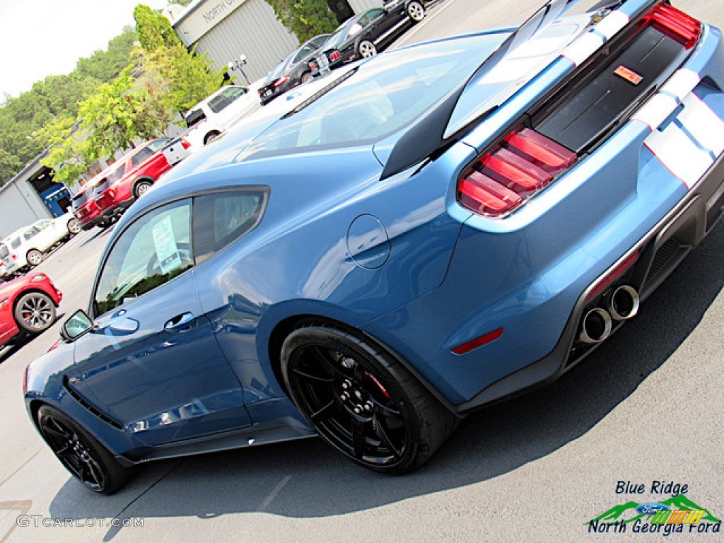 2019 Mustang Shelby GT350R - Performance Blue / GT350 Ebony Recaro Cloth/Miko Suede photo #42