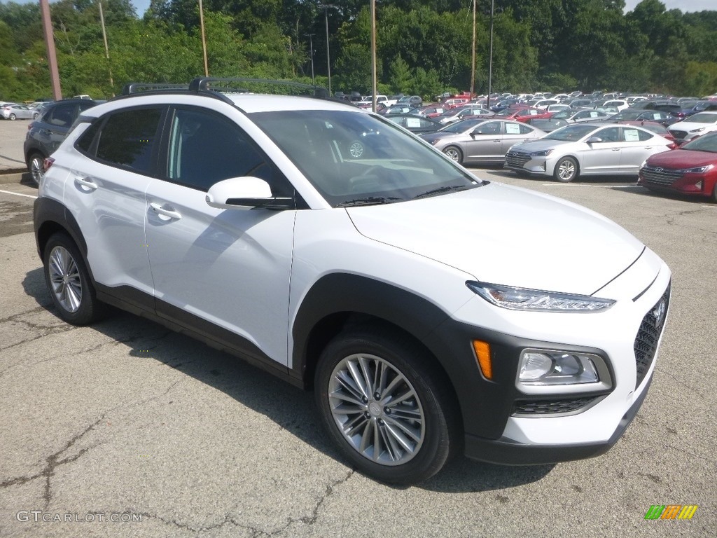 Chalk White 2020 Hyundai Kona SEL AWD Exterior Photo #134848382