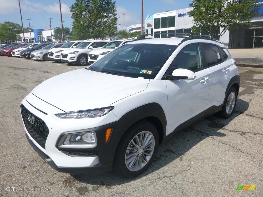 Chalk White 2020 Hyundai Kona SEL AWD Exterior Photo #134848421