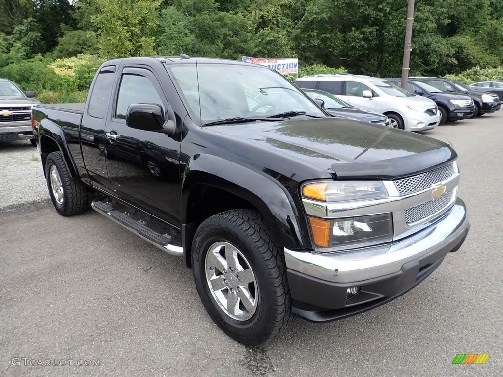 2012 Colorado LT Extended Cab 4x4 - Black / Ebony photo #5