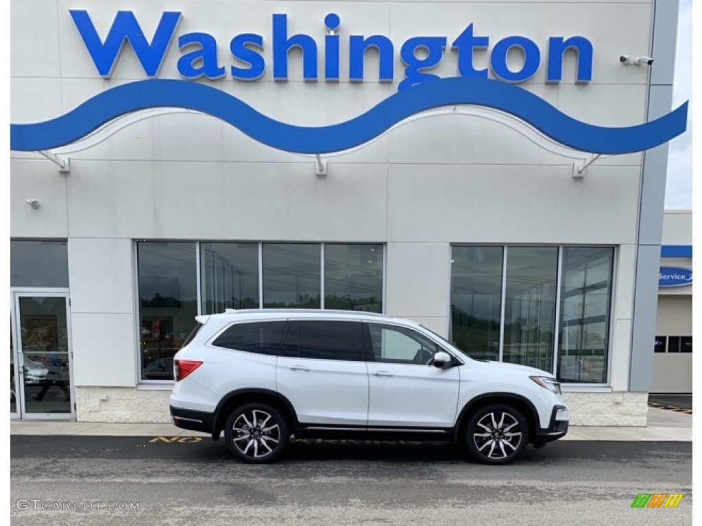 2020 Pilot Touring AWD - Platinum White Pearl / Black photo #1