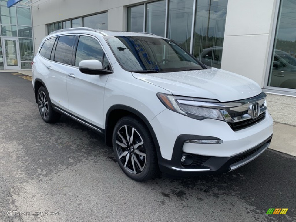 Platinum White Pearl 2020 Honda Pilot Touring AWD Exterior Photo #134853069