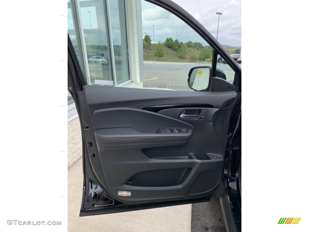 2020 Honda Pilot Black Edition AWD Black Door Panel Photo #134855283