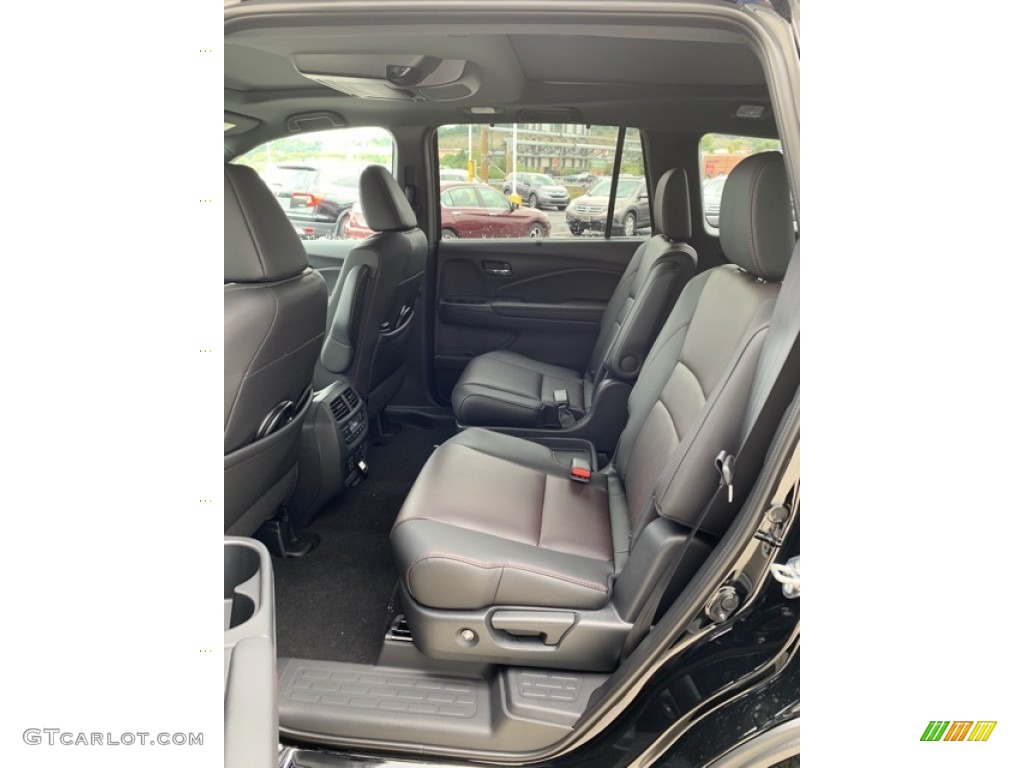 Black Interior 2020 Honda Pilot Black Edition AWD Photo #134855487