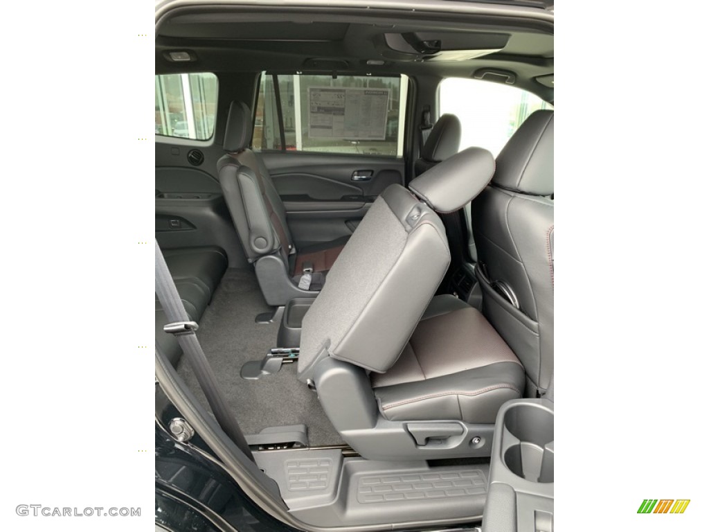 Black Interior 2020 Honda Pilot Black Edition AWD Photo #134855706