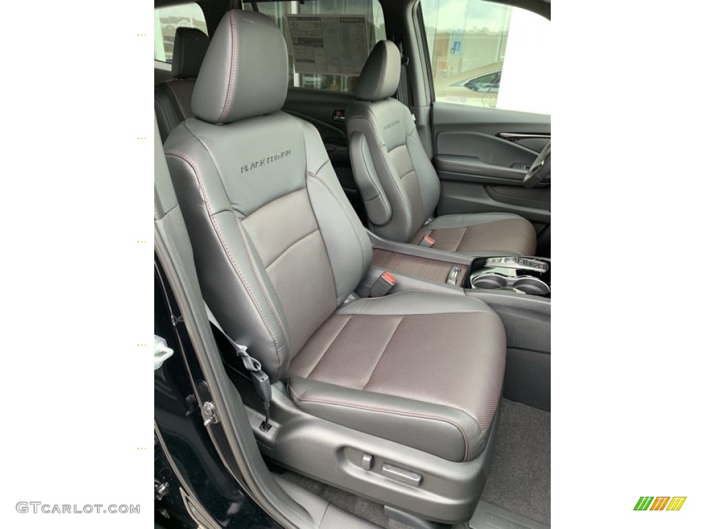 Black Interior 2020 Honda Pilot Black Edition AWD Photo #134855865