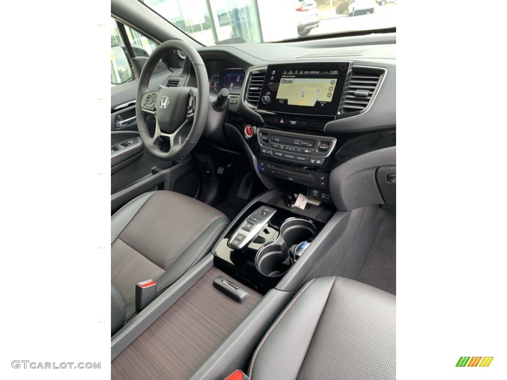 2020 Honda Pilot Black Edition AWD Black Dashboard Photo #134855919