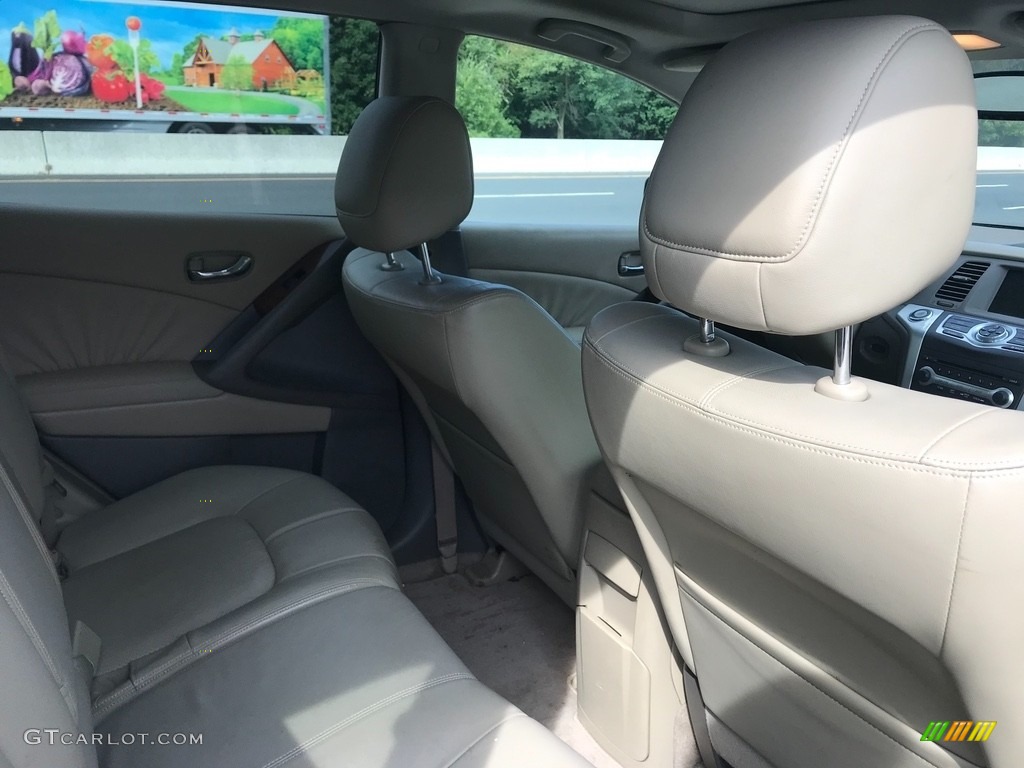 2009 Murano LE AWD - Glacier Pearl / Beige photo #7
