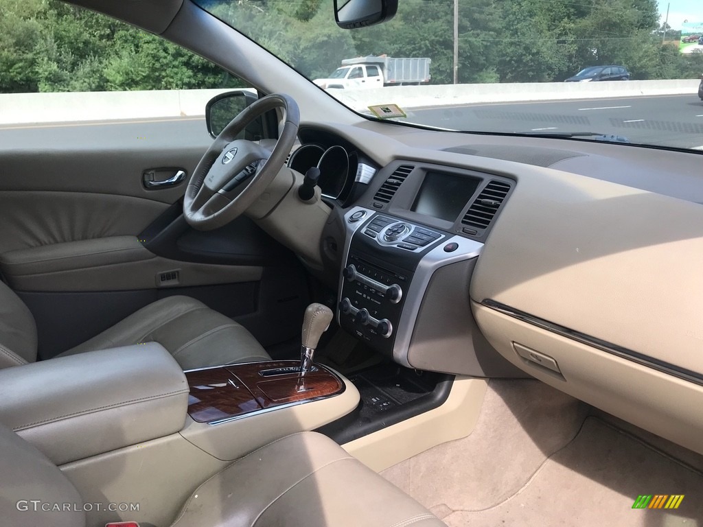 2009 Murano LE AWD - Glacier Pearl / Beige photo #8