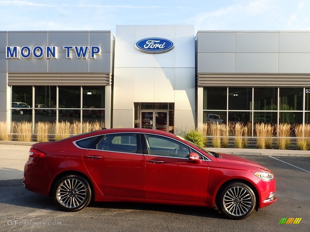 Ruby Red Ford Fusion