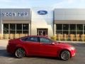 2017 Ruby Red Ford Fusion SE AWD  photo #1