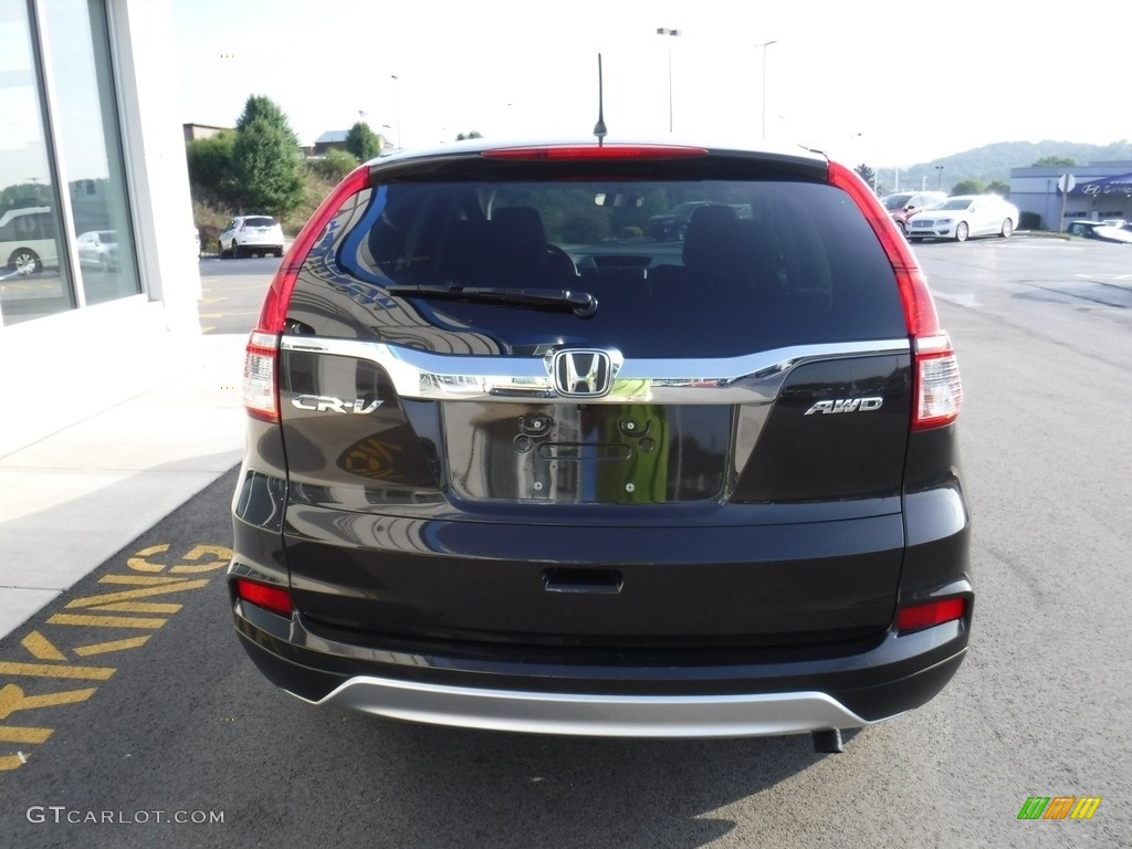 2016 CR-V EX AWD - Kona Coffee Metallic / Black photo #9