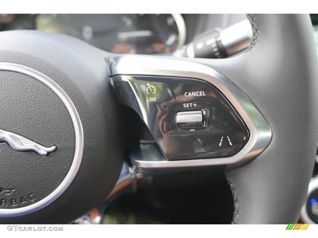 2020 Jaguar XE S Ebony Steering Wheel Photo #134859342
