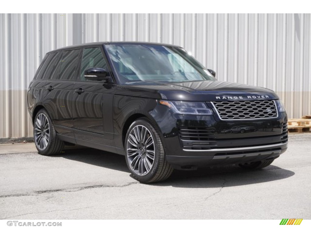 Santorini Black Metallic 2020 Land Rover Range Rover HSE Exterior Photo #134859444