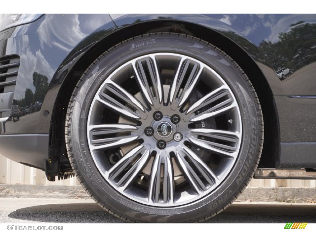 2020 Range Rover HSE - Santorini Black Metallic / Ebony photo #8
