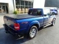 2011 Vista Blue Metallic Ford Ranger XLT SuperCab 4x4  photo #2