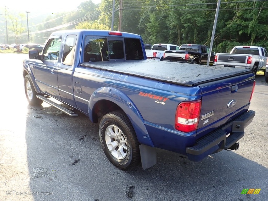 2011 Ranger XLT SuperCab 4x4 - Vista Blue Metallic / Medium Dark Flint photo #4