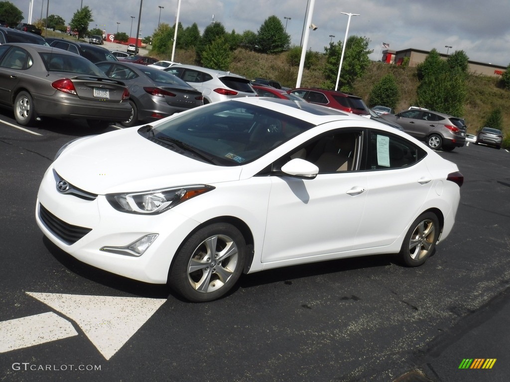 2016 Elantra Value Edition - White / Beige photo #5