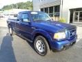 2011 Vista Blue Metallic Ford Ranger XLT SuperCab 4x4  photo #8