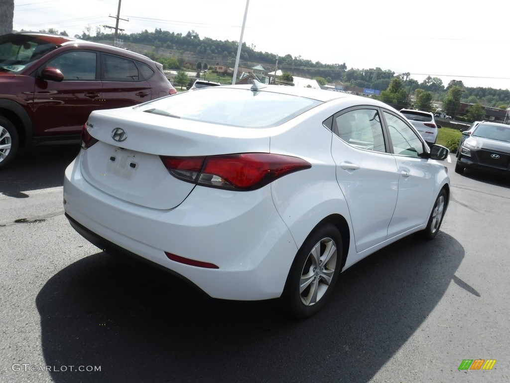 2016 Elantra Value Edition - White / Beige photo #8