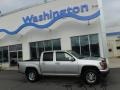 Pure Silver Metallic - Canyon SLE Crew Cab 4x4 Photo No. 2