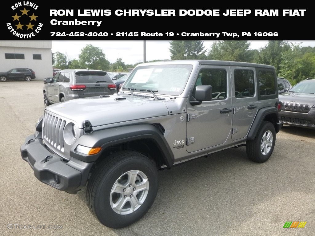 2020 Wrangler Unlimited Sport 4x4 - Billet Silver Metallic / Black photo #1