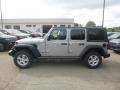 2020 Billet Silver Metallic Jeep Wrangler Unlimited Sport 4x4  photo #2