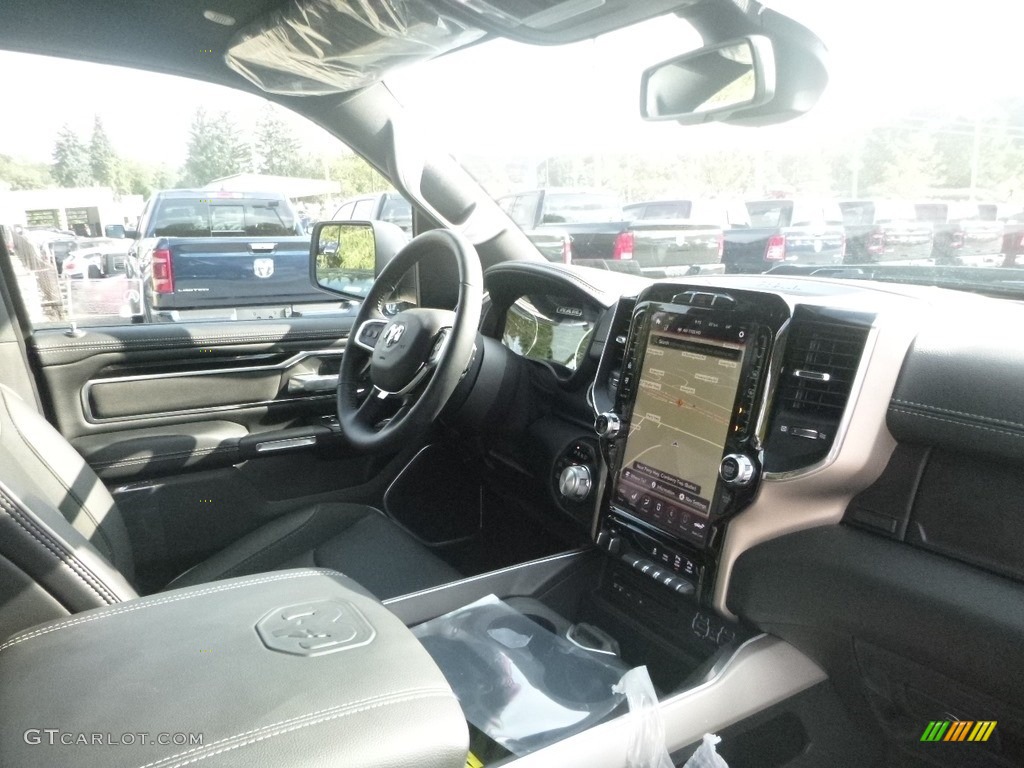 2019 1500 Laramie Crew Cab 4x4 - Diamond Black Crystal Pearl / Black photo #11